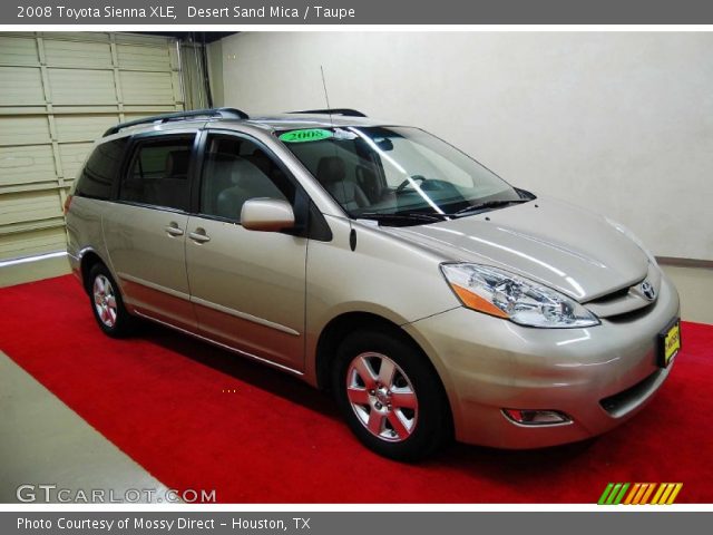 2008 Toyota Sienna XLE in Desert Sand Mica