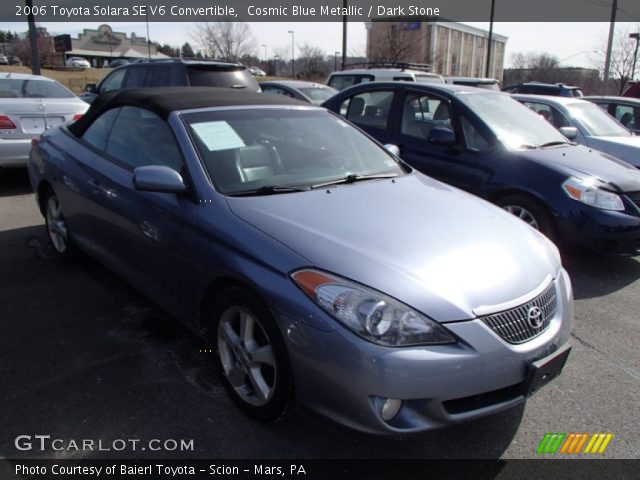 2006 Toyota Solara SE V6 Convertible in Cosmic Blue Metallic