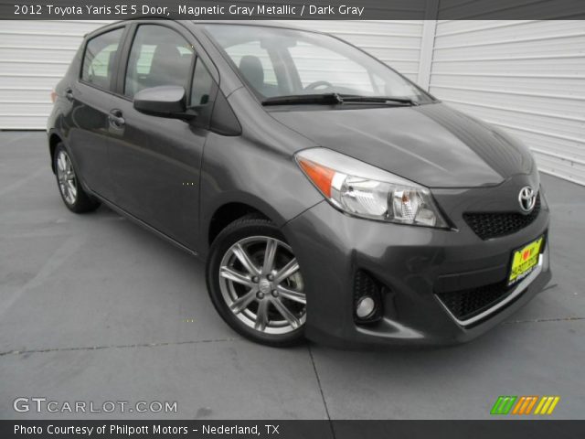 2012 Toyota Yaris SE 5 Door in Magnetic Gray Metallic