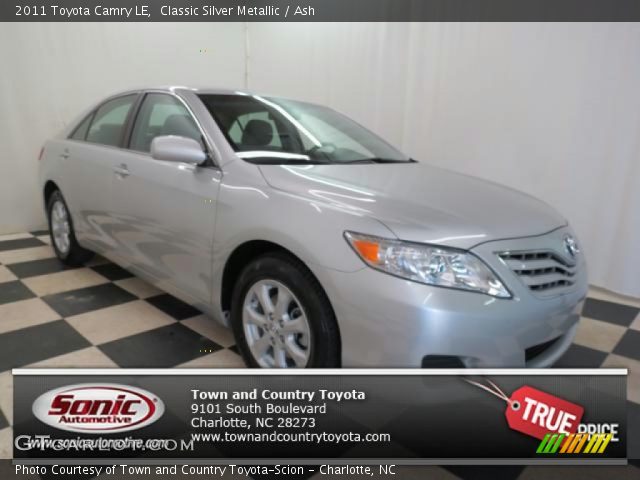2011 Toyota Camry LE in Classic Silver Metallic