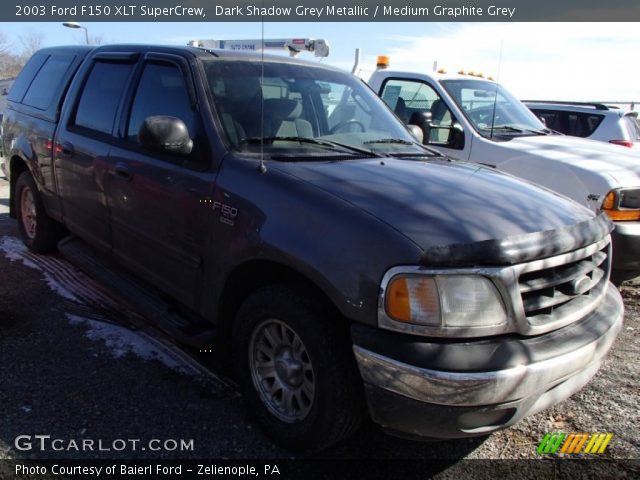 2003 Ford F150 XLT SuperCrew in Dark Shadow Grey Metallic