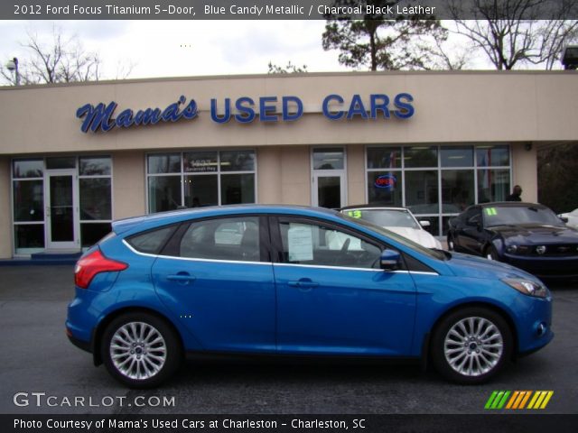 2012 Ford Focus Titanium 5-Door in Blue Candy Metallic