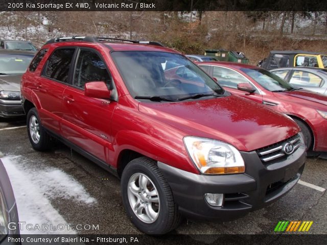 2005 Kia Sportage EX 4WD in Volcanic Red