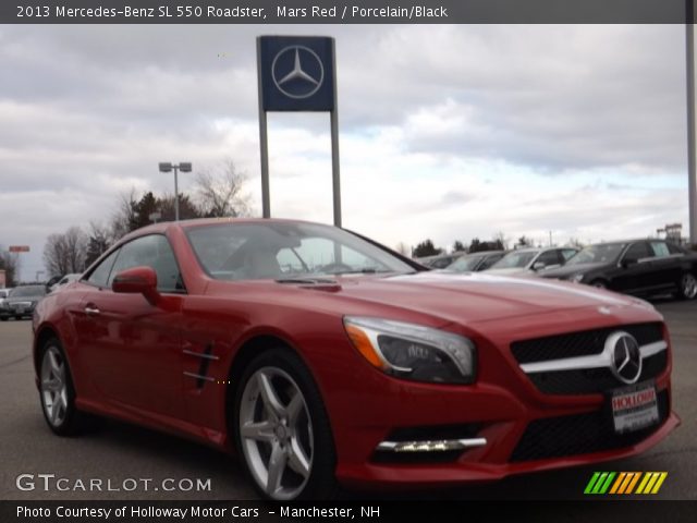 2013 Mercedes-Benz SL 550 Roadster in Mars Red