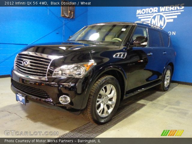 2012 Infiniti QX 56 4WD in Black Obsidian