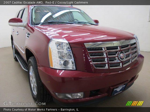 2007 Cadillac Escalade AWD in Red-E