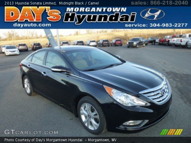 2013 Hyundai Sonata Limited in Midnight Black