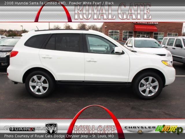 2008 Hyundai Santa Fe Limited 4WD in Powder White Pearl