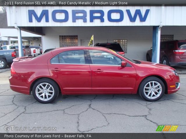 2011 Ford Fusion SEL V6 AWD in Red Candy Metallic