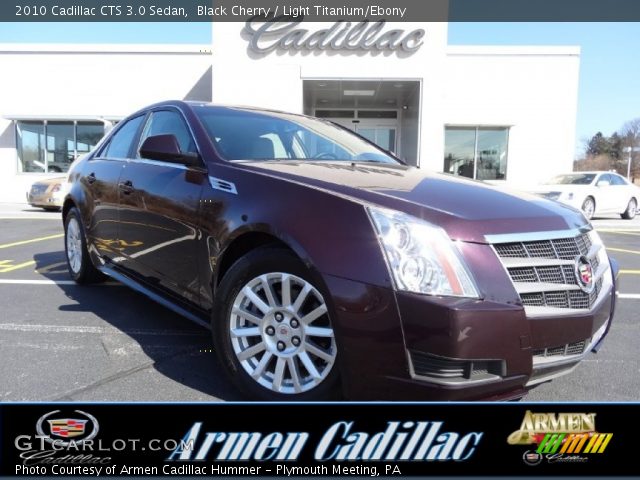 2010 Cadillac CTS 3.0 Sedan in Black Cherry