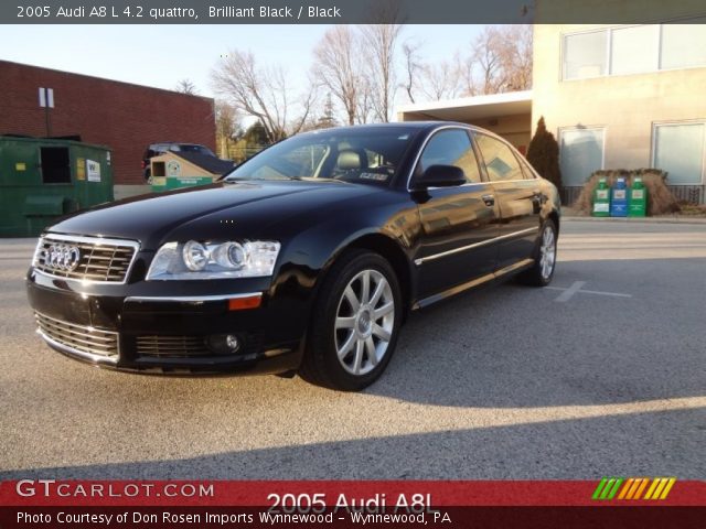2005 Audi A8 L 4.2 quattro in Brilliant Black