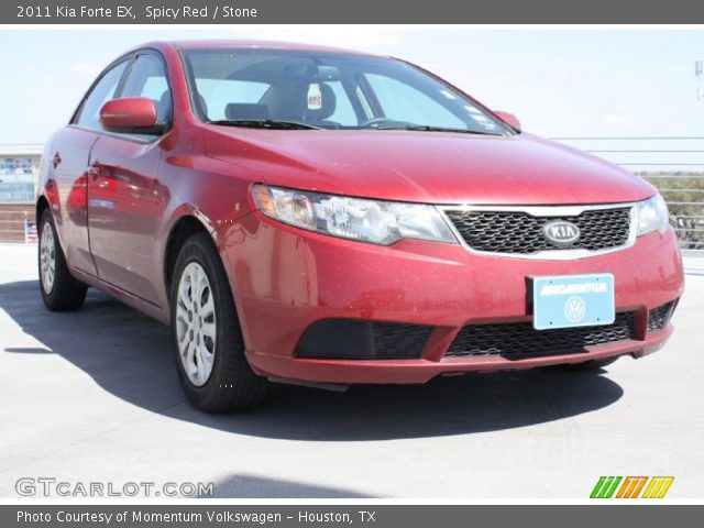2011 Kia Forte EX in Spicy Red