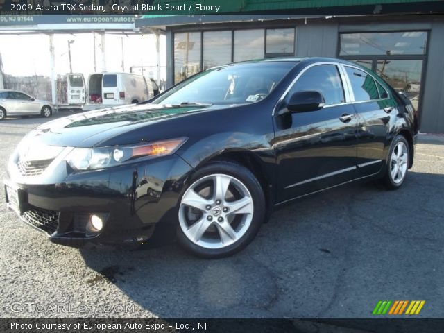 2009 Acura TSX Sedan in Crystal Black Pearl