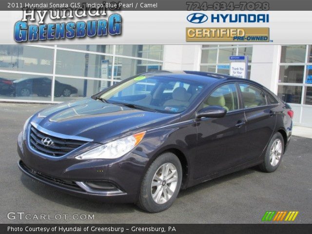 2011 Hyundai Sonata GLS in Indigo Blue Pearl