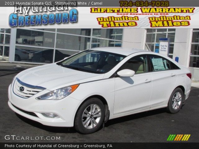 2013 Hyundai Sonata GLS in Shimmering White