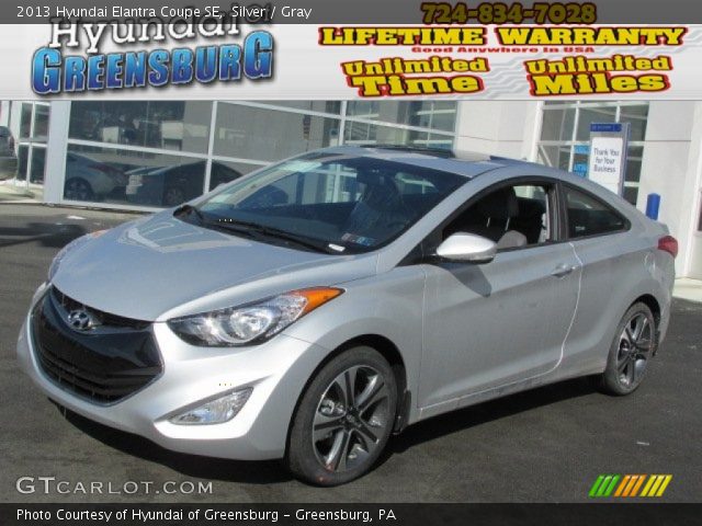 2013 Hyundai Elantra Coupe SE in Silver
