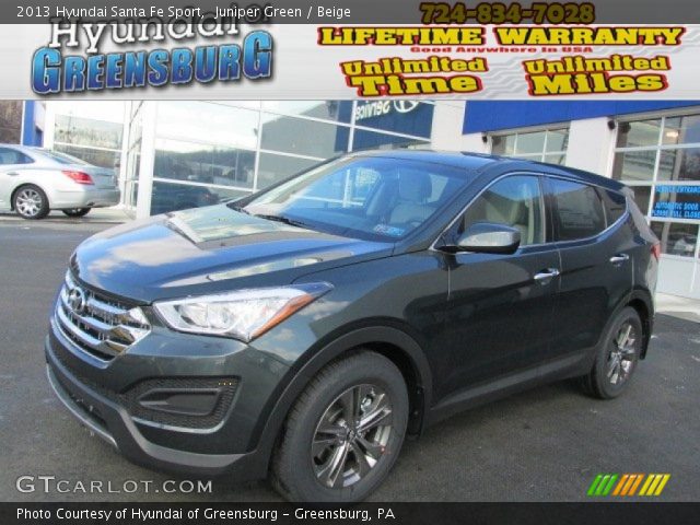 2013 Hyundai Santa Fe Sport in Juniper Green
