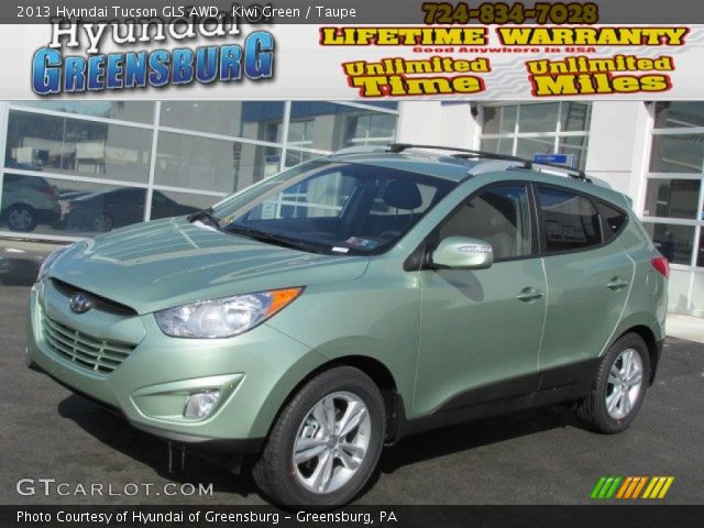 2013 Hyundai Tucson GLS AWD in Kiwi Green