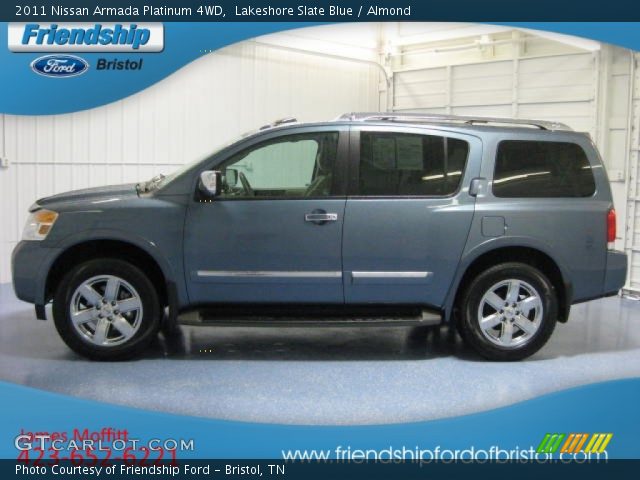 2011 Nissan Armada Platinum 4WD in Lakeshore Slate Blue
