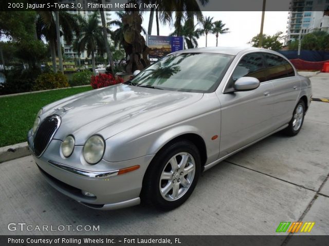 2003 Jaguar S-Type 3.0 in Platinum Metallic