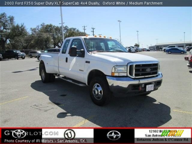 2003 Ford F350 Super Duty XLT SuperCab 4x4 Dually in Oxford White