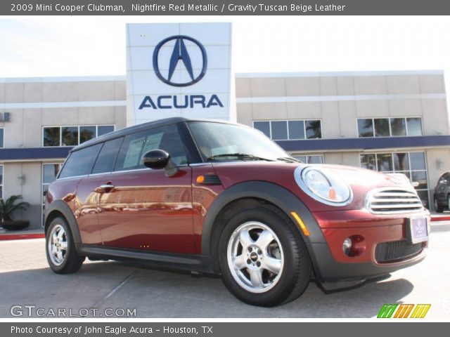 2009 Mini Cooper Clubman in Nightfire Red Metallic
