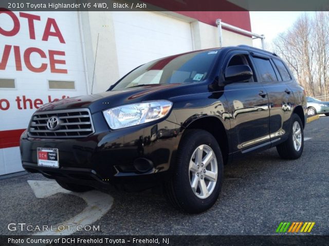 2010 Toyota Highlander V6 4WD in Black