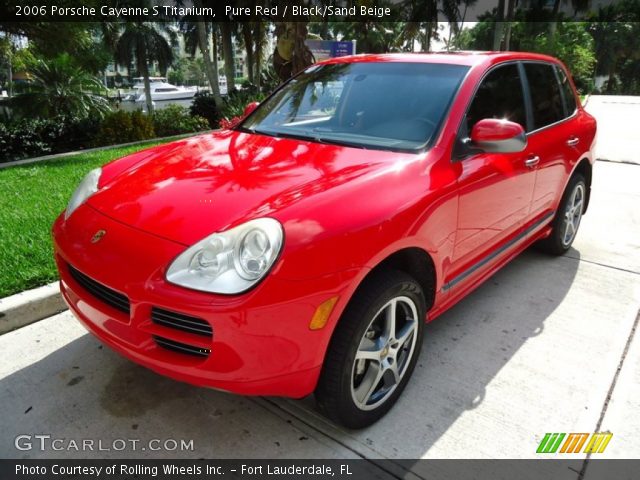 2006 Porsche Cayenne S Titanium in Pure Red