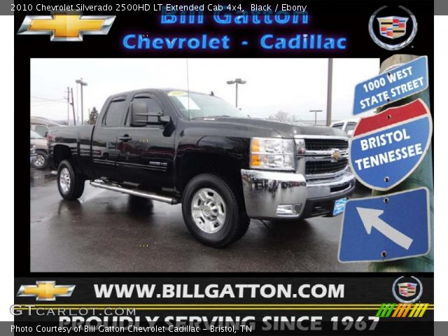 2010 Chevrolet Silverado 2500HD LT Extended Cab 4x4 in Black