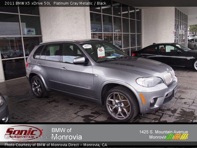 2011 BMW X5 xDrive 50i in Platinum Gray Metallic