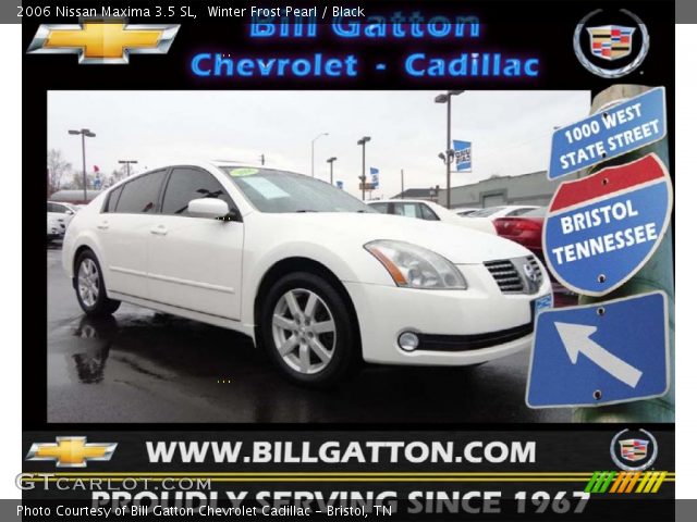 2006 Nissan Maxima 3.5 SL in Winter Frost Pearl
