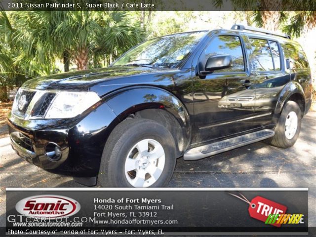 2011 Nissan Pathfinder S in Super Black