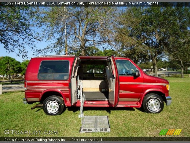 1997 Ford E Series Van E150 Conversion Van in Toreador Red Metallic