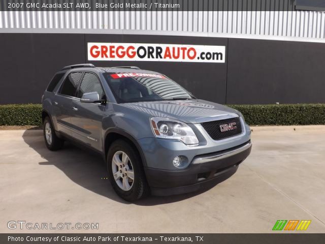 2007 GMC Acadia SLT AWD in Blue Gold Metallic