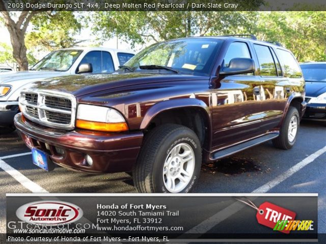 2003 Dodge Durango SLT 4x4 in Deep Molten Red Pearlcoat