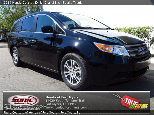 2013 Honda Odyssey EX-L in Crystal Black Pearl