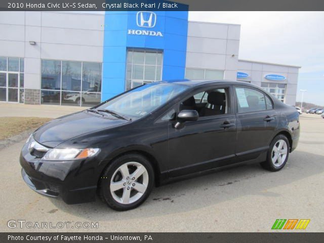 2010 Honda Civic LX-S Sedan in Crystal Black Pearl
