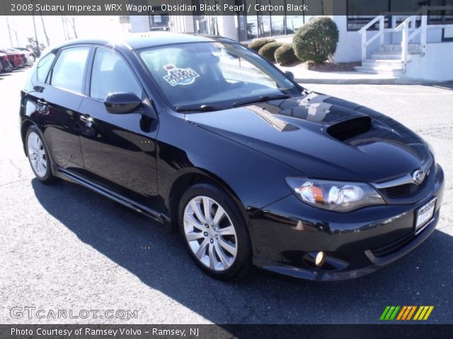 2008 Subaru Impreza WRX Wagon in Obsidian Black Pearl