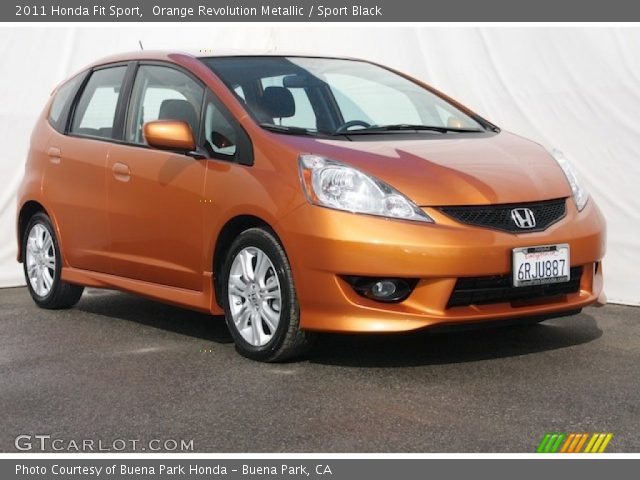 2011 Honda Fit Sport in Orange Revolution Metallic