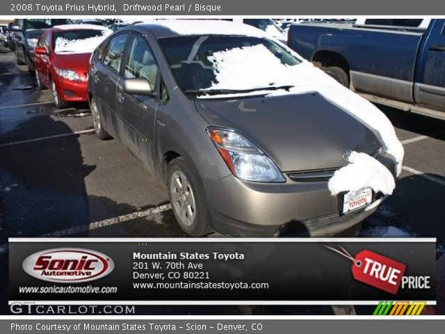 2008 Toyota Prius Hybrid in Driftwood Pearl
