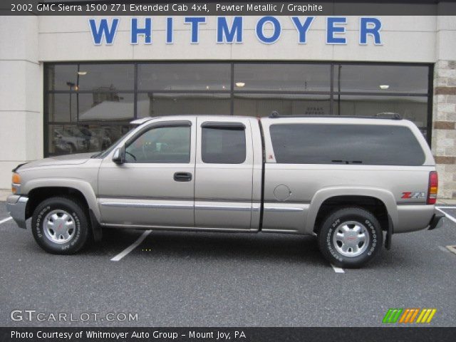 2002 GMC Sierra 1500 Z71 Extended Cab 4x4 in Pewter Metallic