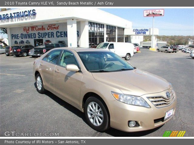 2010 Toyota Camry XLE V6 in Sandy Beach Metallic