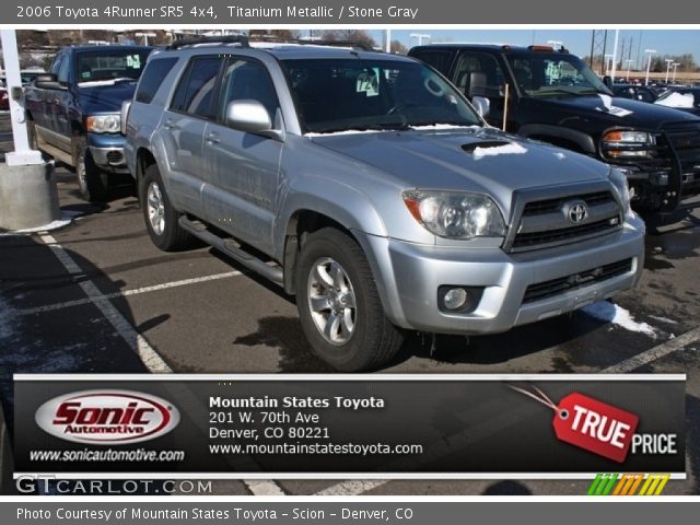 2006 Toyota 4Runner SR5 4x4 in Titanium Metallic