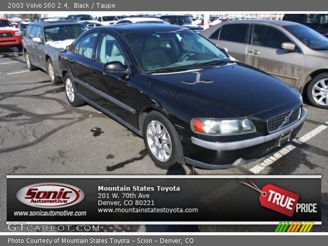 2003 Volvo S60 2.4 in Black