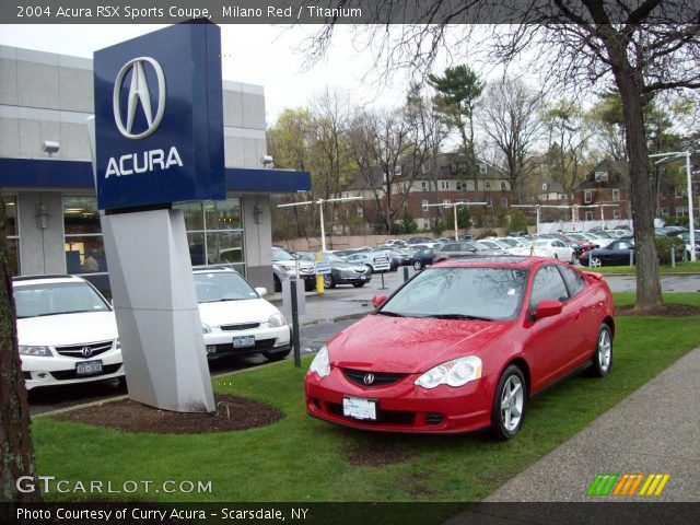 2004 Acura RSX Sports Coupe in Milano Red