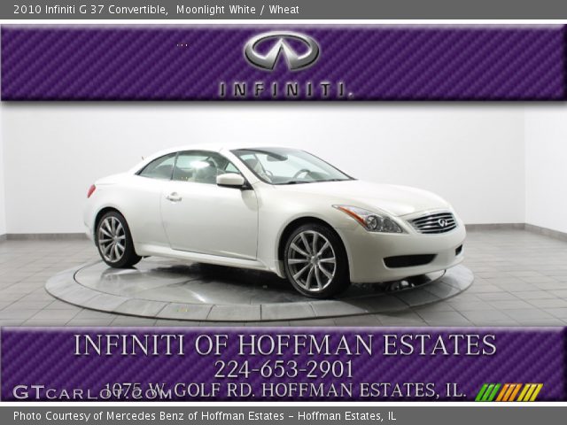 2010 Infiniti G 37 Convertible in Moonlight White