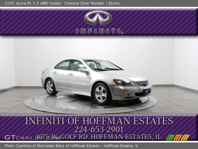 2005 Acura RL 3.5 AWD Sedan in Celestial Silver Metallic