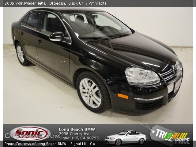 2009 Volkswagen Jetta TDI Sedan in Black Uni