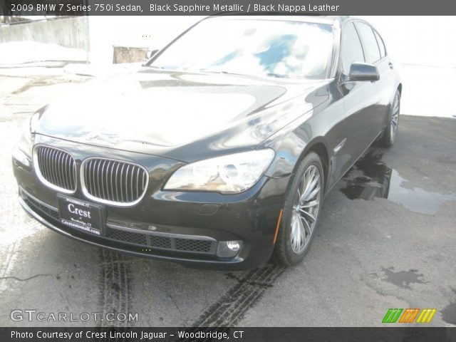 2009 BMW 7 Series 750i Sedan in Black Sapphire Metallic