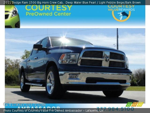 2011 Dodge Ram 1500 Big Horn Crew Cab in Deep Water Blue Pearl